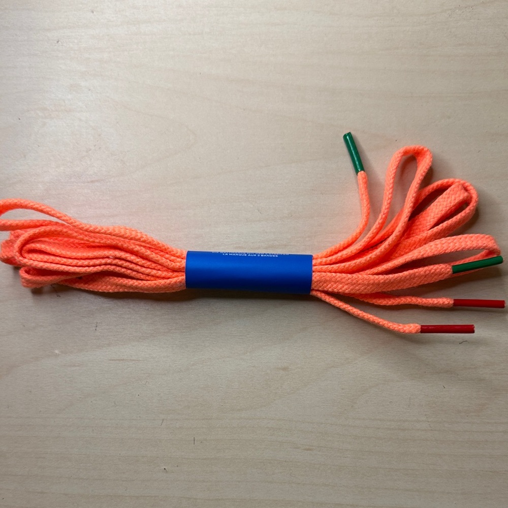 NWT Adidas Vibrant Orange Shoelaces - Picture 4 of 4